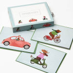 Alternative view 1 of Christmas Crusing Critters Stationery Set