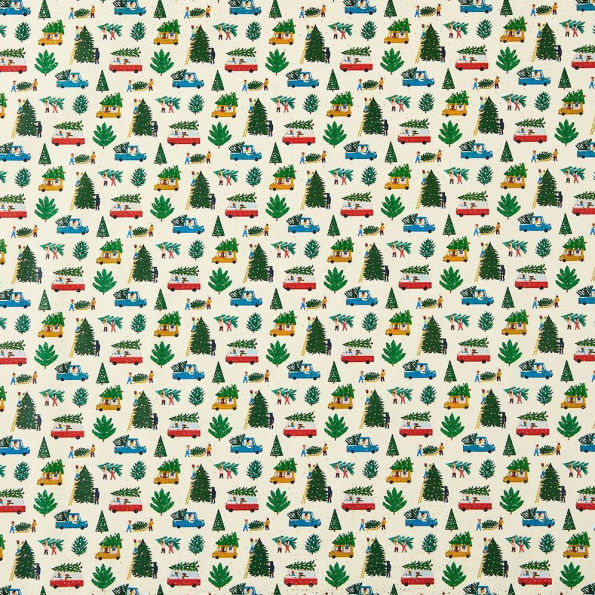 Christmas Tree Lot Stone Wrapping Paper