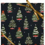 Tinsel Tree Stone Paper Roll Wrap
