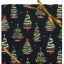 Tinsel Tree Stone Wrapping Paper