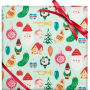 Vintage Ornaments Stone Paper Roll Wrap