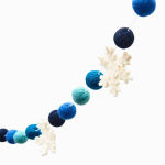Alternative view 2 of Snowflake Pom Felt Garland