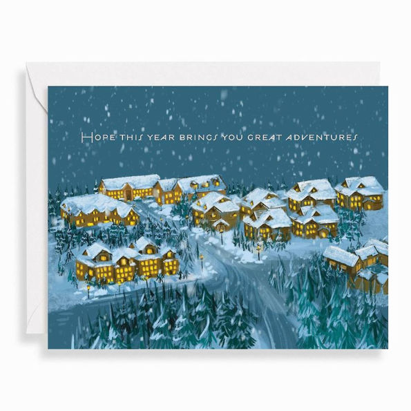 Adventure Village New Year Card Set