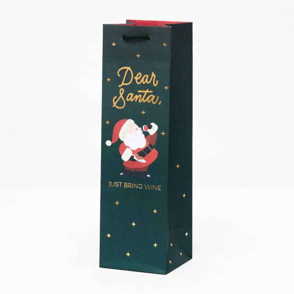 Dear Santa Wine Gift Bag