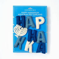 Title: Happy Hanukkah Menorah Felt Garland