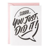 Title: You Did It Congratulations Card