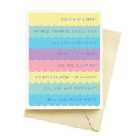 Title: Lullaby Stripes Baby Card