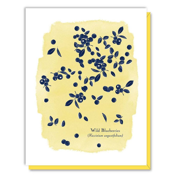 Wild Blueberries Greeting Card