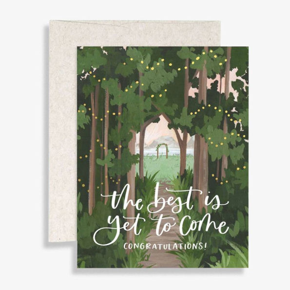 Best Is Yet To Come Wedding Card
