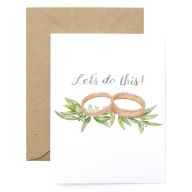 Title: Let's Do This Engagement Card