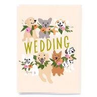 Title: Dog Wedding Card