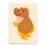 Title: Hippos Sweet Baby Card