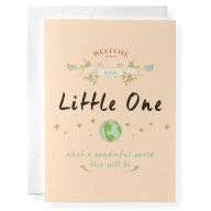 Title: Wonderful World Baby Card