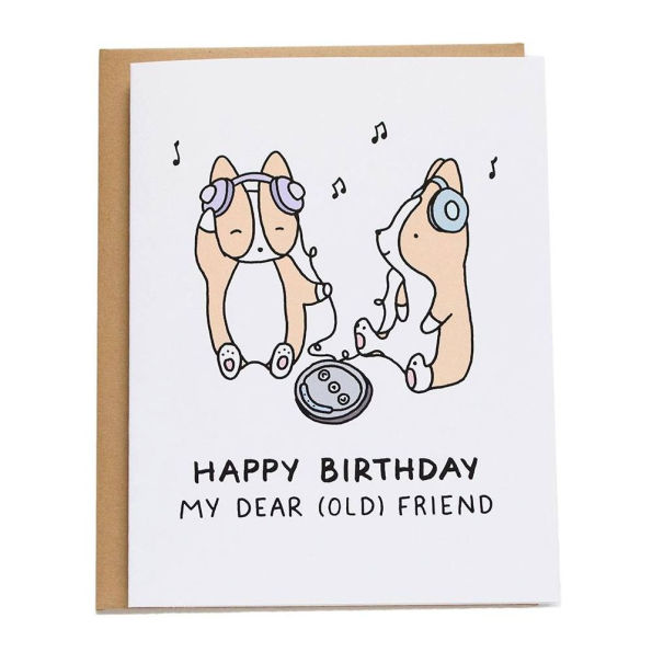 Dear Old Friend Birthday Card