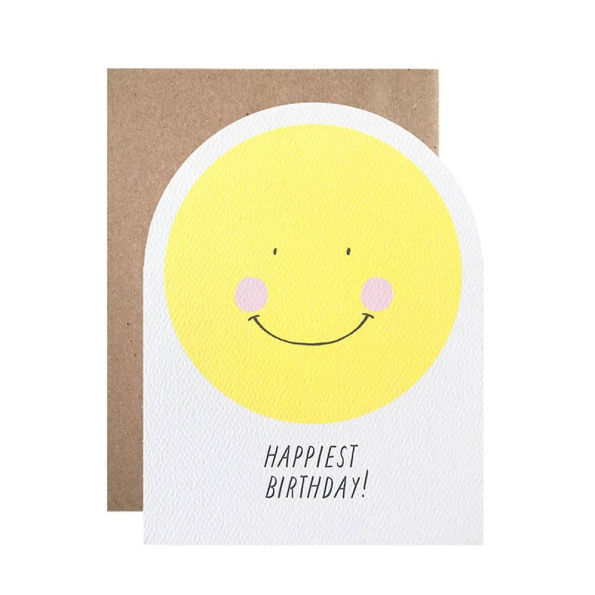 Smiley Face Birthday Card