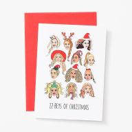 Title: 12 Beys of Christmas Card