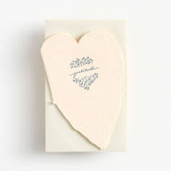 Title: Gratitude Deckled Heart Thank You Card