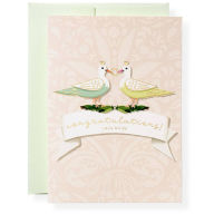 Title: Congratulations Love Birds Wedding Card