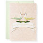 Congratulations Love Birds Wedding Card