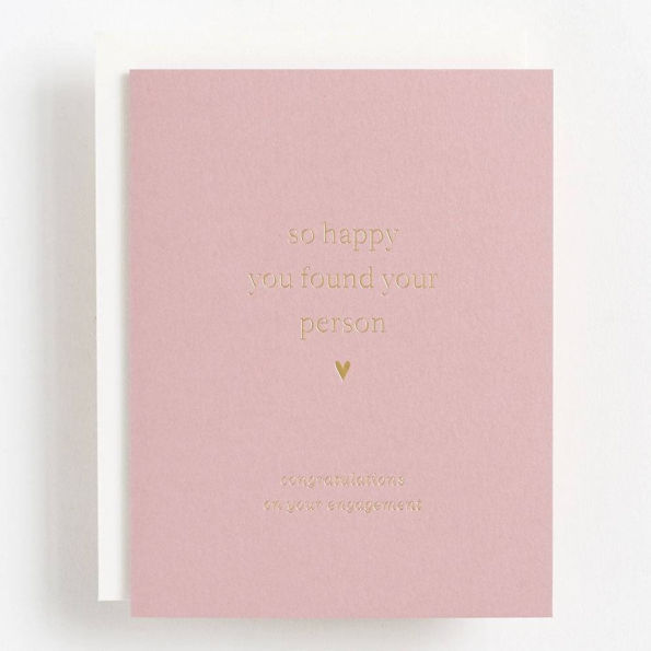 Found Your Person Engagement Card