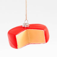 Title: Gouda Cheese Ornament
