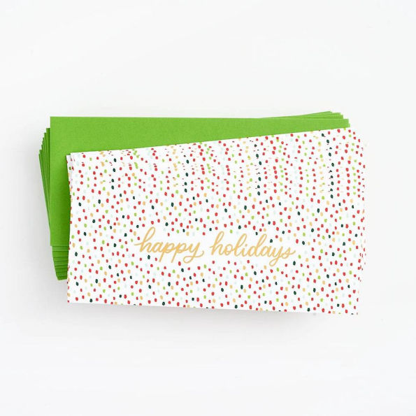 Colorful Flurry Money Cards