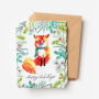 Holiday Boxed Cards Foxy Holiday Set of 10