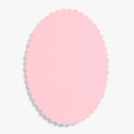 Title: BLOSSOM 4B OVAL SCALLOP CARD