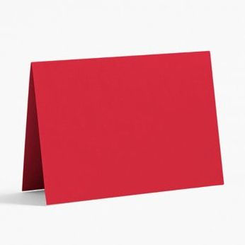 RED PLACECARD 3.5X5