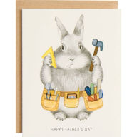 Title: Bunny with Tool Belt Father's Day Card