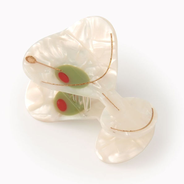 Martini Hair Clip