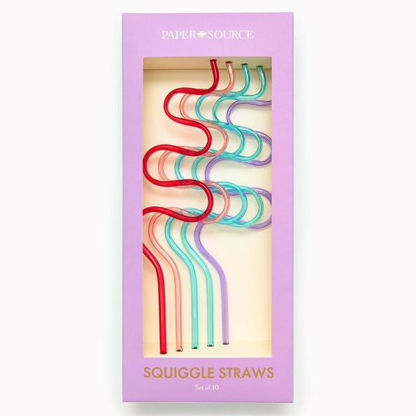 Squiggle Straws S/10