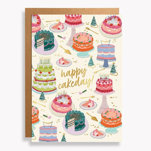 Happy Cakeday Birthday Card