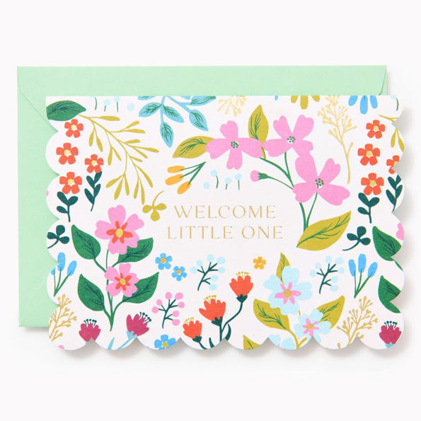 BABY OFF/FOIL 4Bar Primrose Welcome FLD