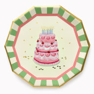 Title: Vintage Cake Decagon Plates S/10