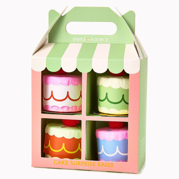 Vintage Cake Surprise Balls S/4