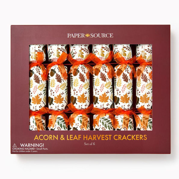 Acorn and Leaf Harvest Crackers