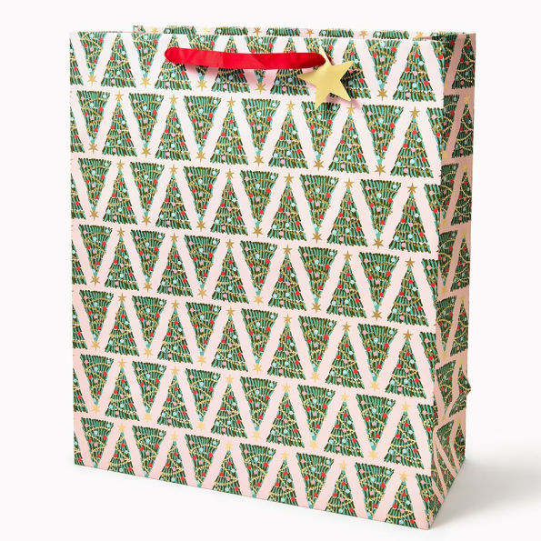 Festive Trees XL Gift bag