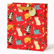 Title: Christmas Cats Medium Gift Bag