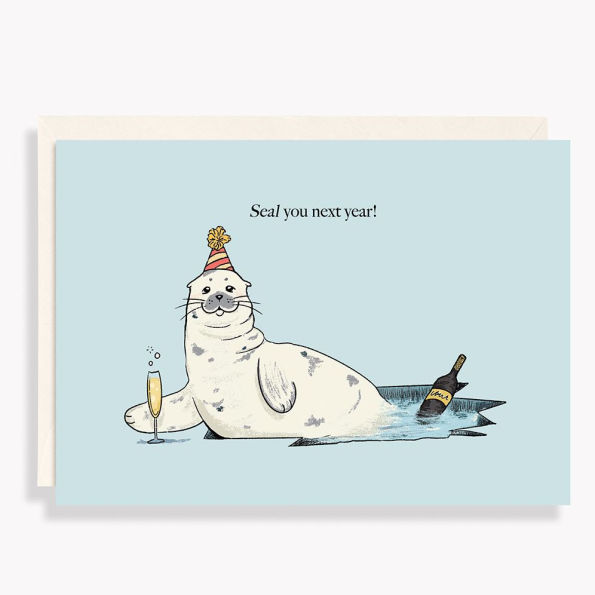Seal You Next Year New Year's Card