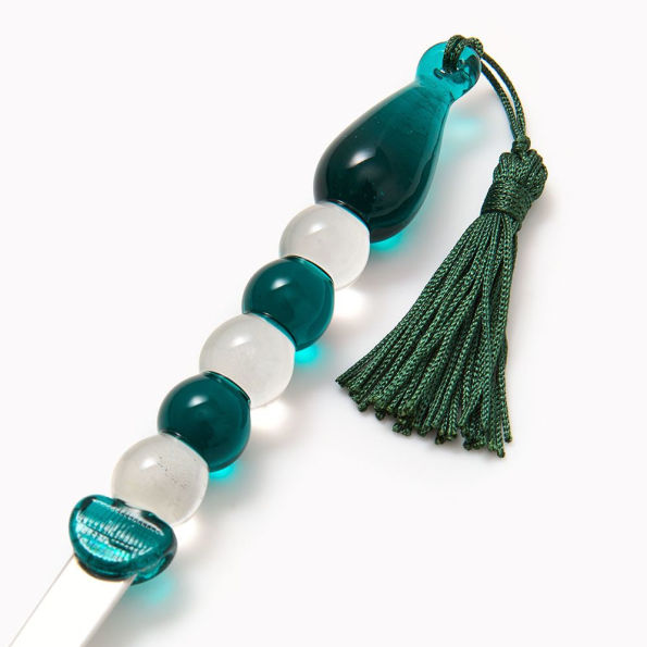 Blown Glass Letter Opener with Tassel
