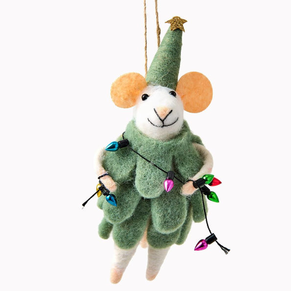 Felt Holiday Mice, Assorted