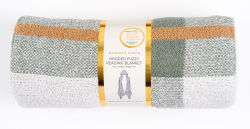 Alternative view 3 of Plaid Fuzzy Reading Blanket - Adult