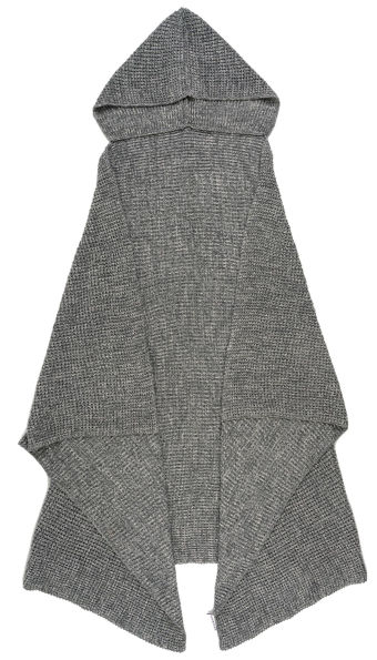 Grey Knit Reading Blanket - Adult