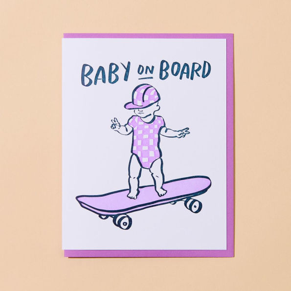 Baby on Board Greeting Card