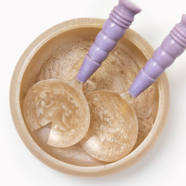 Marbled Resin Salad Bowl