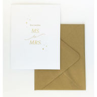 Title: Ms. to Mrs. Engagement Card