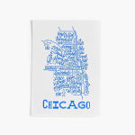 Alternative view 1 of Chicago Train Line Art Print