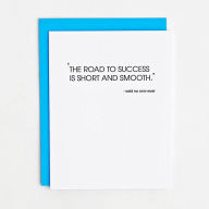 Title: Road to Success Congratulations Card