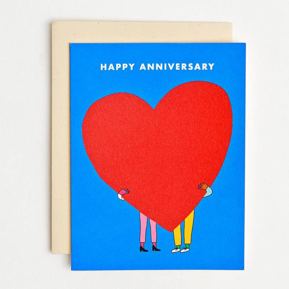 Big Heart Anniversary Card